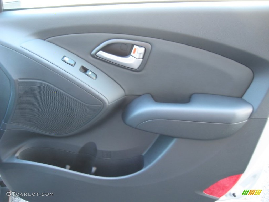 2012 Tucson Limited AWD - Diamond Silver / Black photo #22