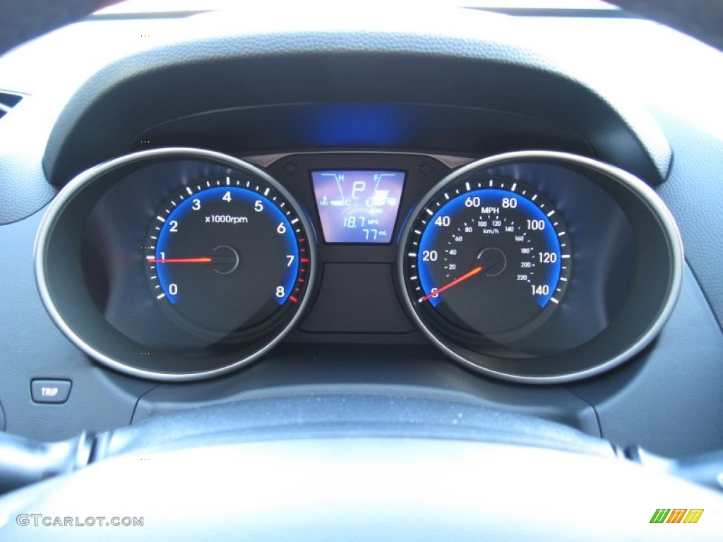 2012 Hyundai Tucson Limited AWD Gauges Photo #57340618