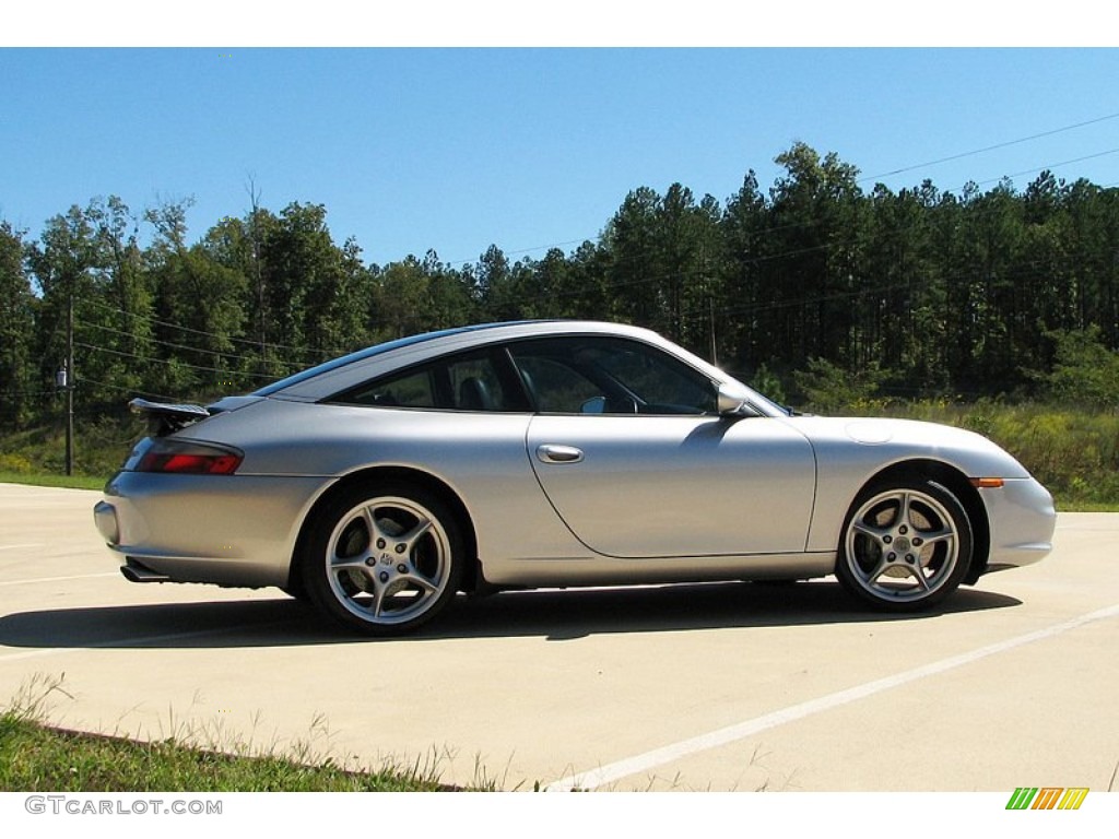 Arctic Silver Metallic 2003 Porsche 911 Targa Exterior Photo #57340655