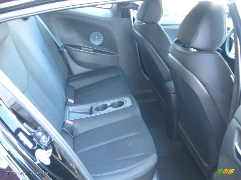 Black Interior 2012 Hyundai Veloster Standard Veloster Model Photo #57340722