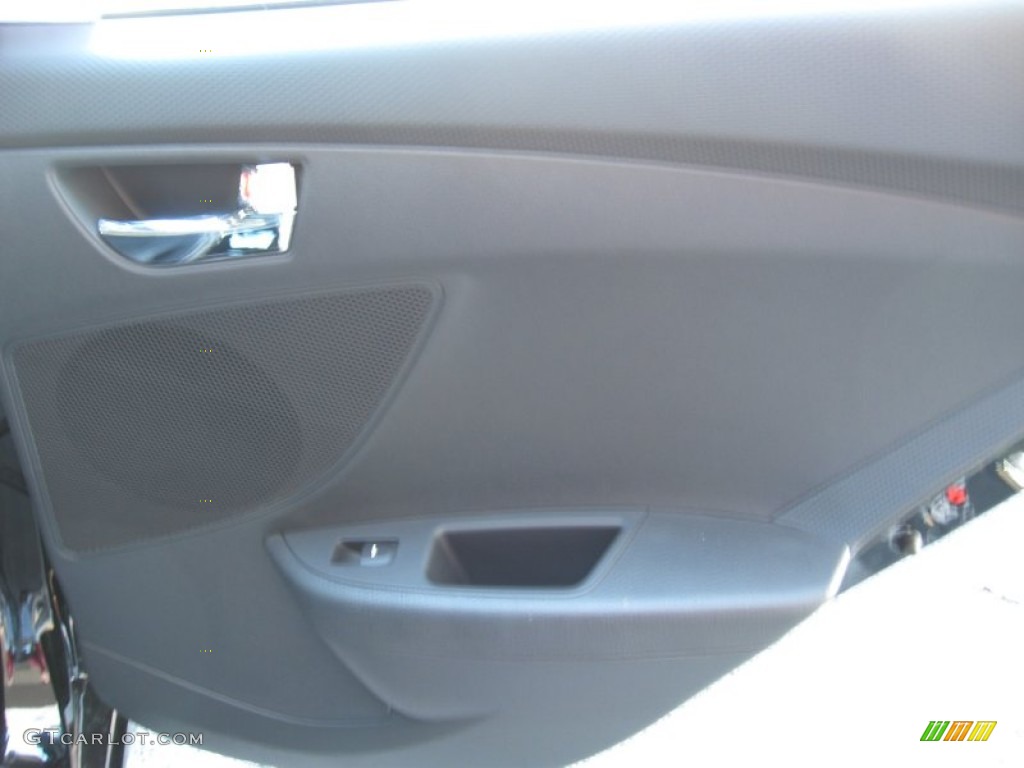 2012 Veloster  - Ultra Black / Black photo #19
