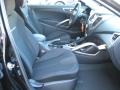 Black 2012 Hyundai Veloster Standard Veloster Model Interior Color