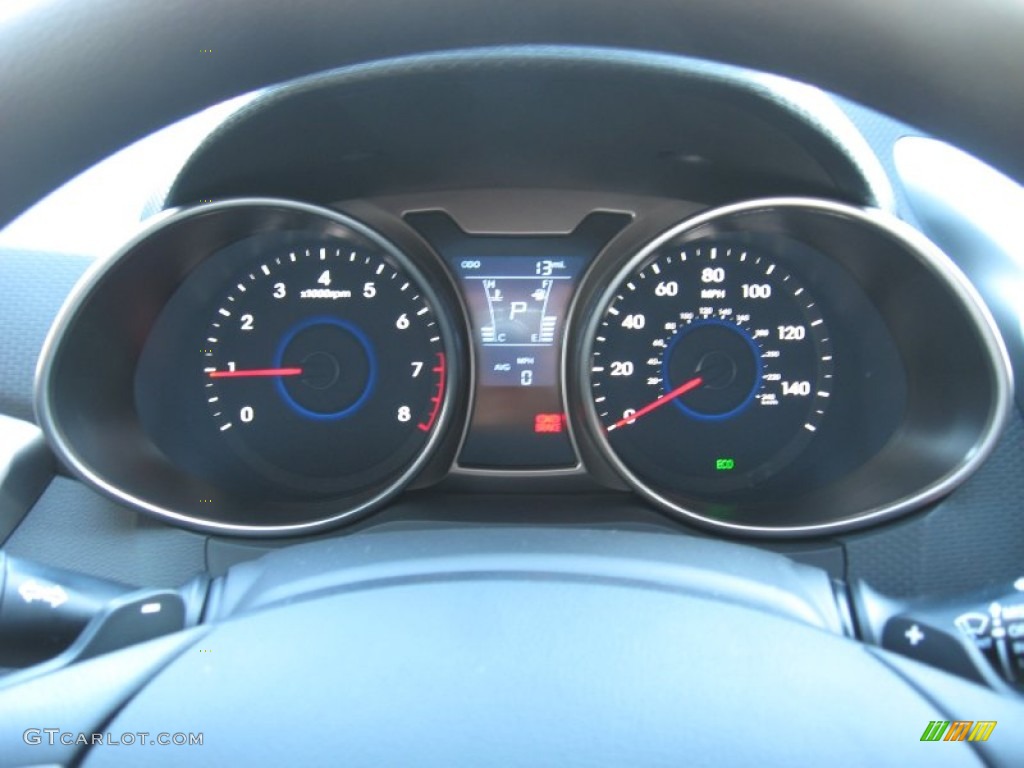 2012 Hyundai Veloster Standard Veloster Model Gauges Photo #57340783