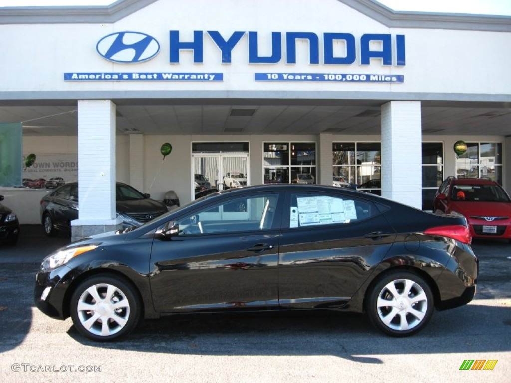 Black Noir Pearl Hyundai Elantra