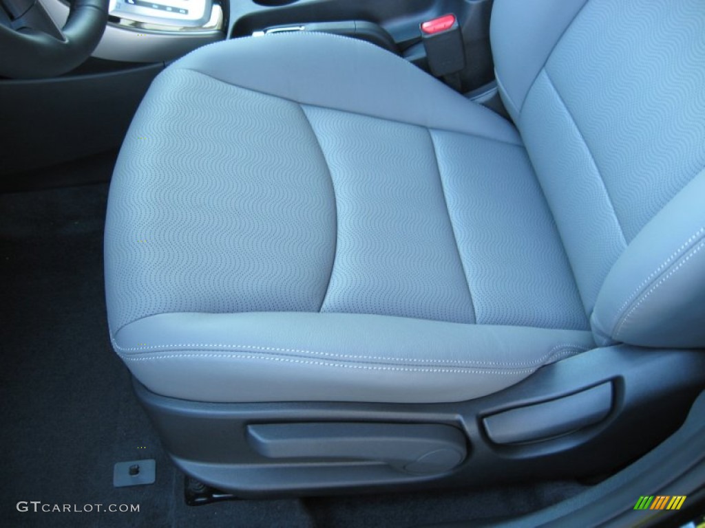 2012 Elantra Limited - Black Noir Pearl / Gray photo #14