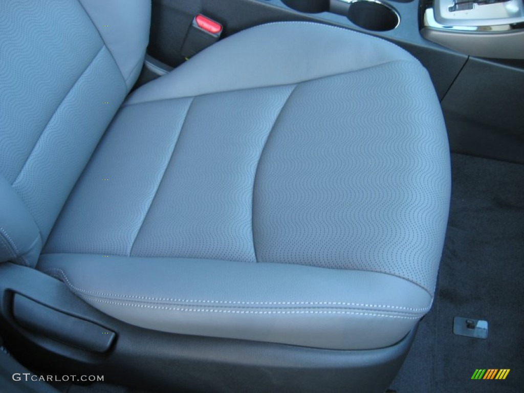 2012 Elantra Limited - Black Noir Pearl / Gray photo #20
