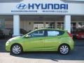 2012 Electrolyte Green Hyundai Accent SE 5 Door  photo #1