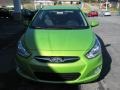 2012 Electrolyte Green Hyundai Accent SE 5 Door  photo #3