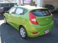 2012 Electrolyte Green Hyundai Accent SE 5 Door  photo #8