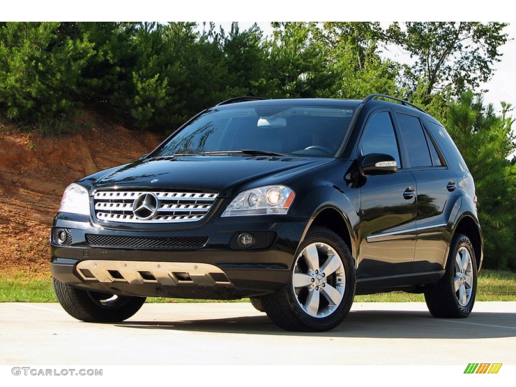 Black 2007 Mercedes-Benz ML 500 4Matic Exterior Photo #57341907