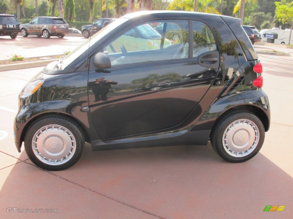 Deep Black 2012 Smart fortwo pure coupe Exterior Photo #57342547
