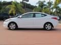 2012 Shimmering White Hyundai Elantra GLS  photo #2