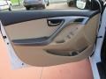 2012 Shimmering White Hyundai Elantra GLS  photo #7