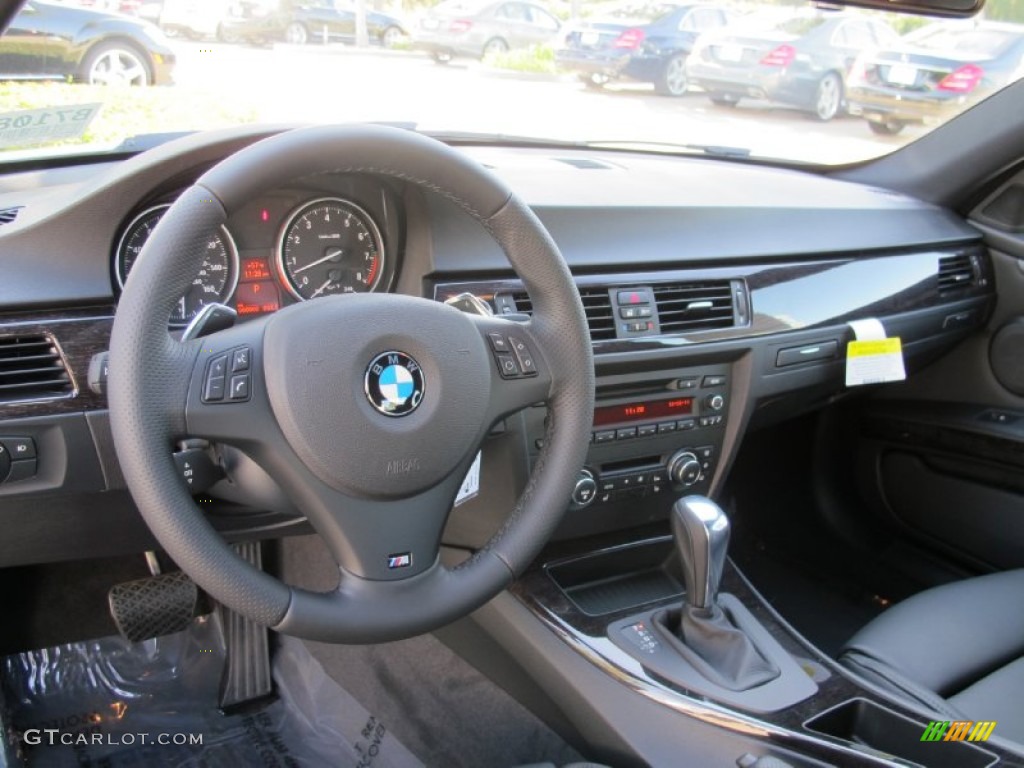 2012 BMW 3 Series 328i Coupe Black Dashboard Photo #57342874