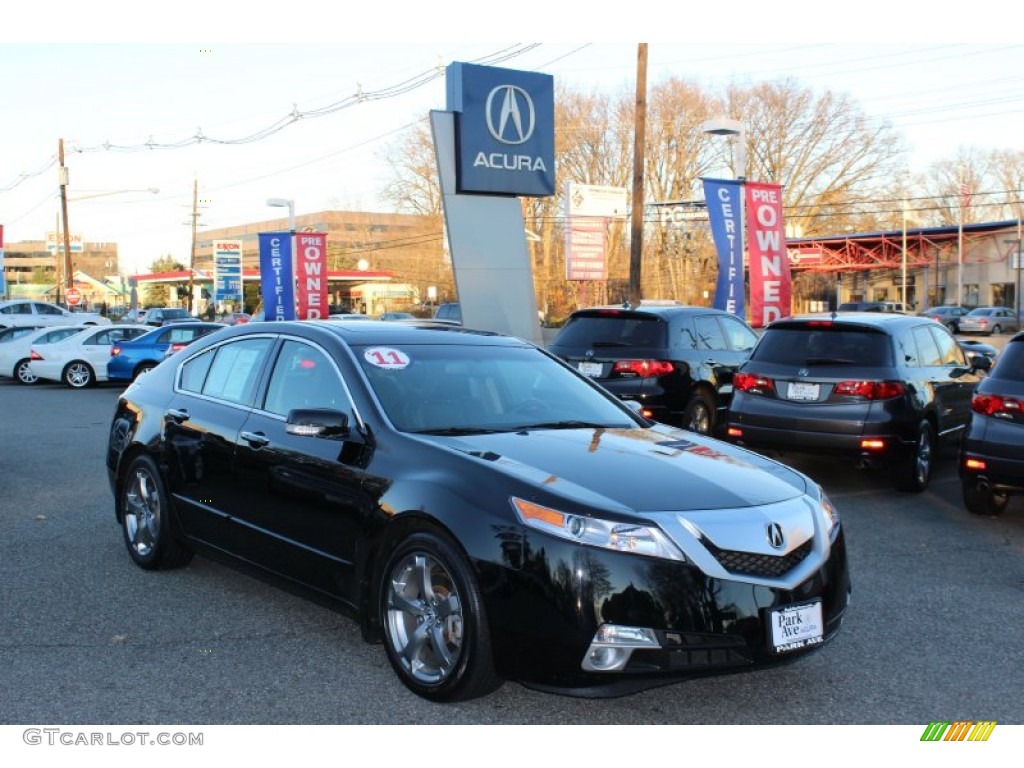 Crystal Black Pearl Acura TL