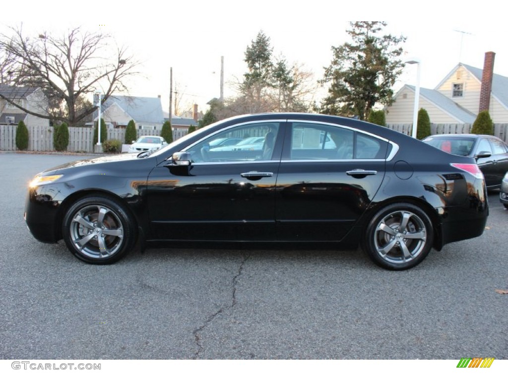 Crystal Black Pearl 2011 Acura TL 3.7 SH-AWD Technology Exterior Photo #57343135