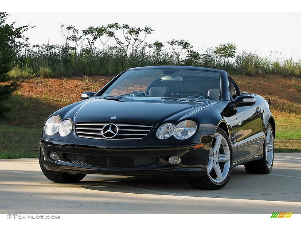 2005 SL 500 Roadster - Black / Charcoal photo #2