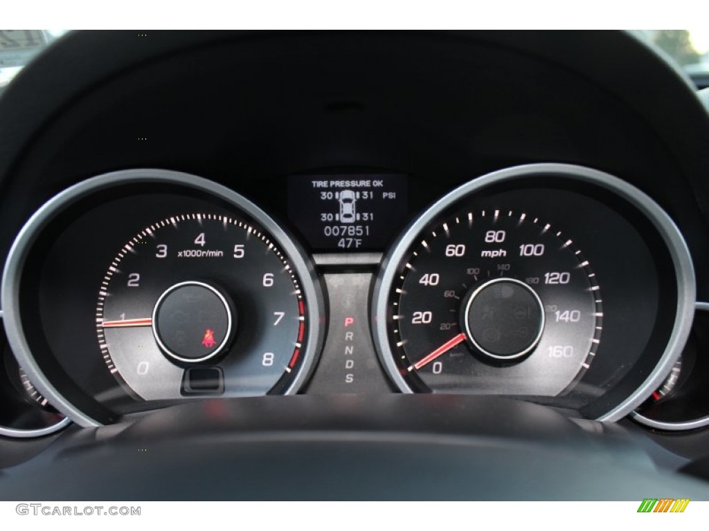2011 Acura TL 3.7 SH-AWD Technology Gauges Photo #57343198