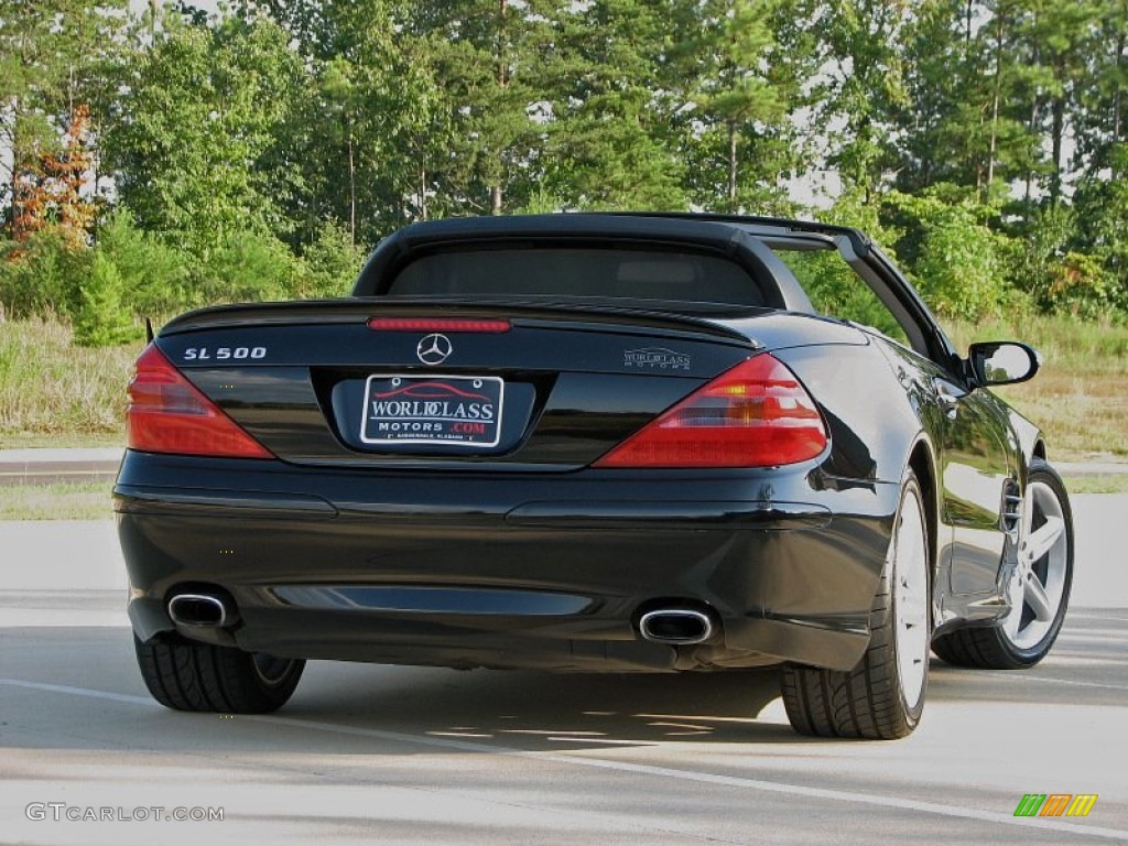 Black 2005 Mercedes-Benz SL 500 Roadster Exterior Photo #57343231