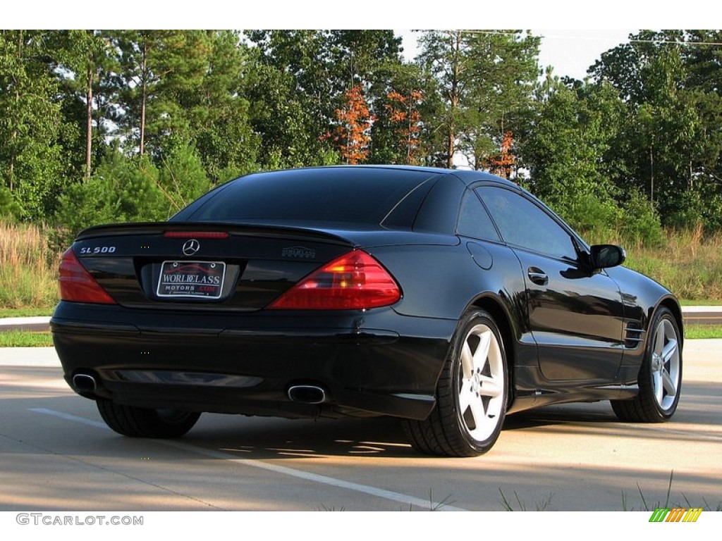 2005 SL 500 Roadster - Black / Charcoal photo #24