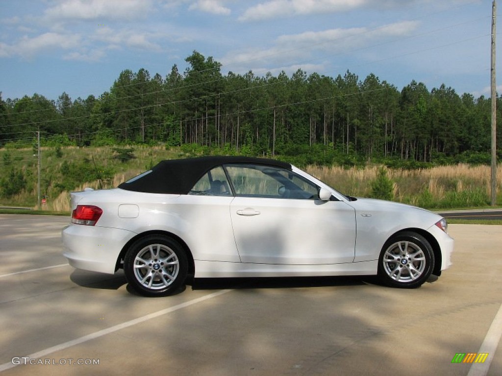 2009 1 Series 128i Convertible - Alpine White / Savanna Beige/Black Boston Leather photo #11