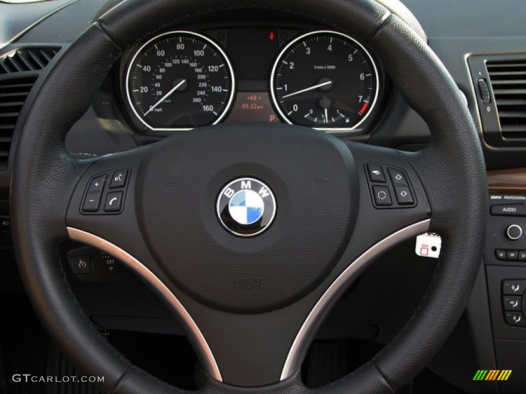 2009 1 Series 128i Convertible - Alpine White / Savanna Beige/Black Boston Leather photo #28