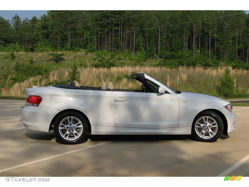 Alpine White 2009 BMW 1 Series 128i Convertible Exterior Photo #57344206