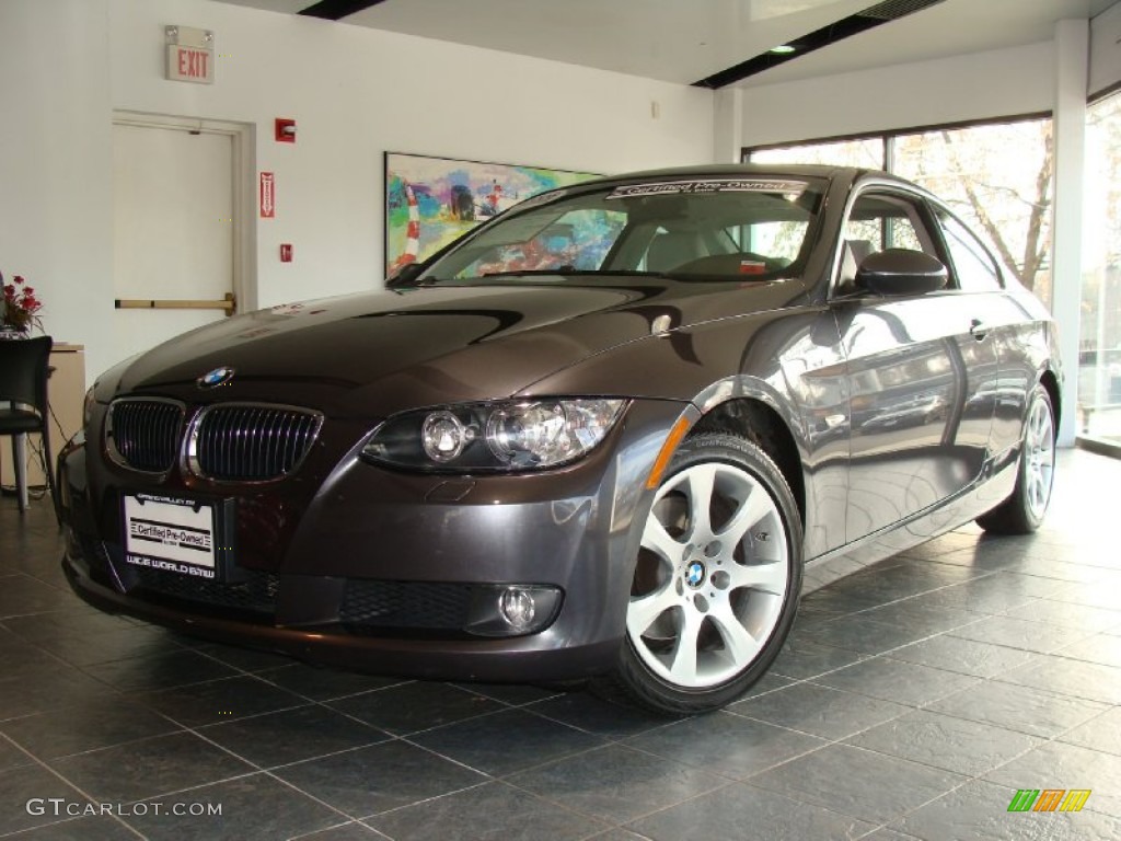 2008 3 Series 328xi Coupe - Sparkling Graphite Metallic / Gray photo #1