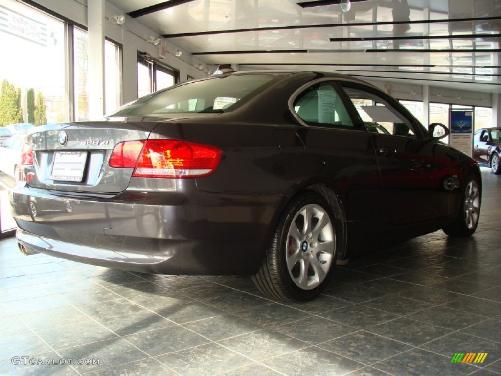 2008 3 Series 328xi Coupe - Sparkling Graphite Metallic / Gray photo #4