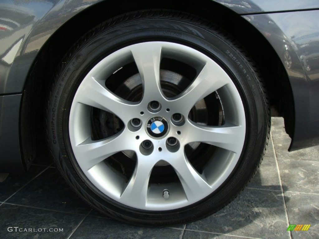 2008 3 Series 328xi Coupe - Sparkling Graphite Metallic / Gray photo #7