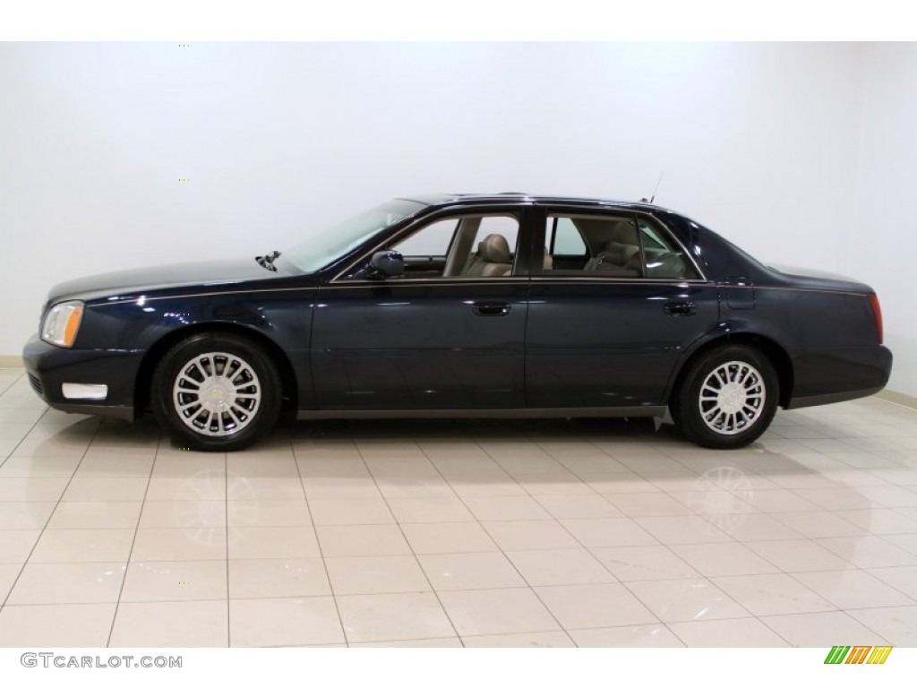 Blue Onyx 2003 Cadillac DeVille DHS Exterior Photo #57345382
