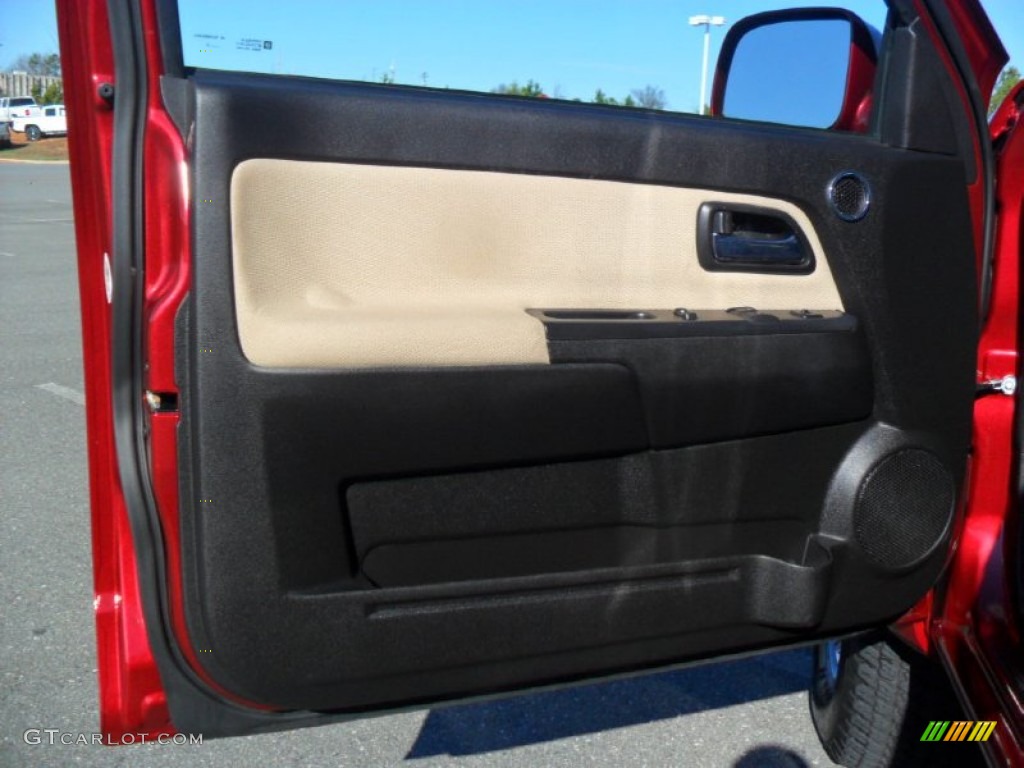 2010 Chevrolet Colorado LT Extended Cab Ebony/Light Cashmere Door Panel Photo #57345877