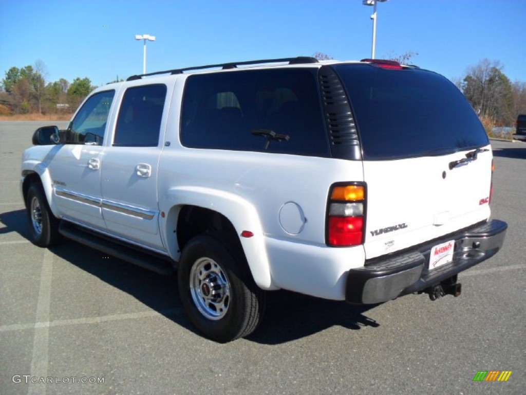 2004 Yukon XL 2500 SLT 4x4 - Summit White / Neutral/Shale photo #2