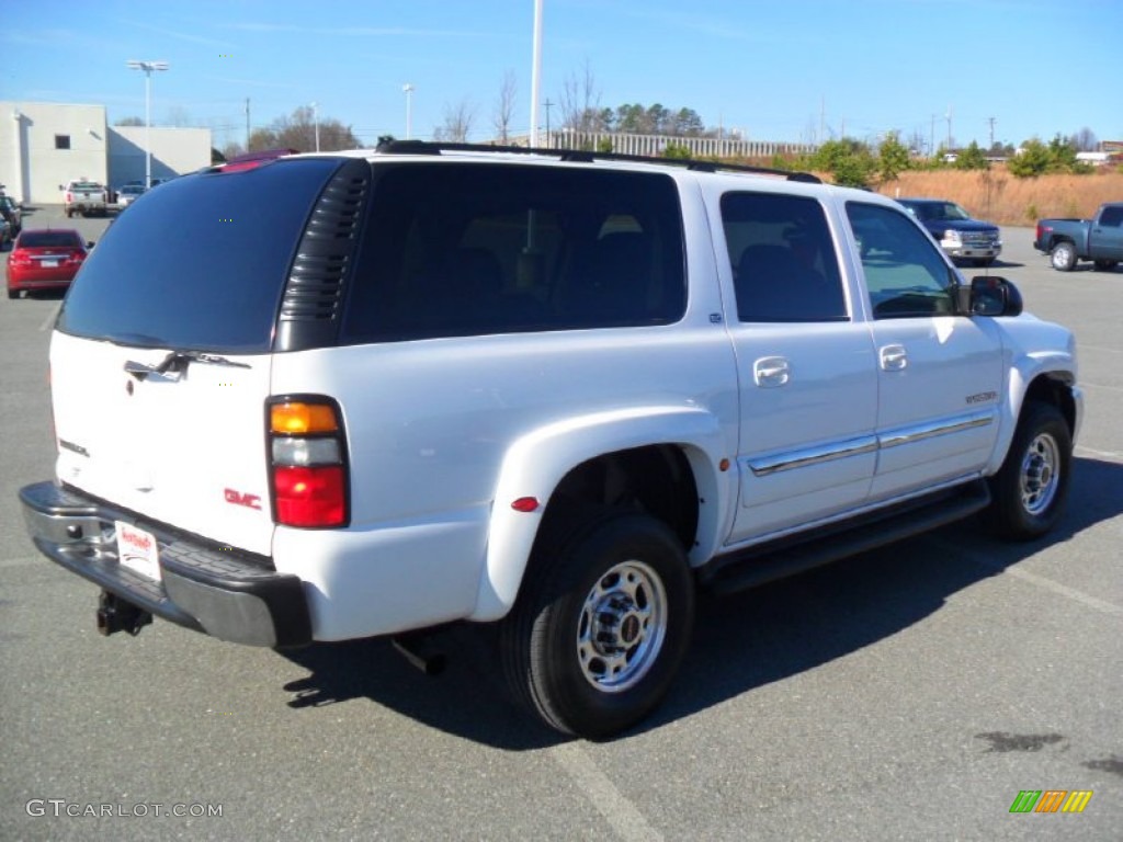 2004 Yukon XL 2500 SLT 4x4 - Summit White / Neutral/Shale photo #4