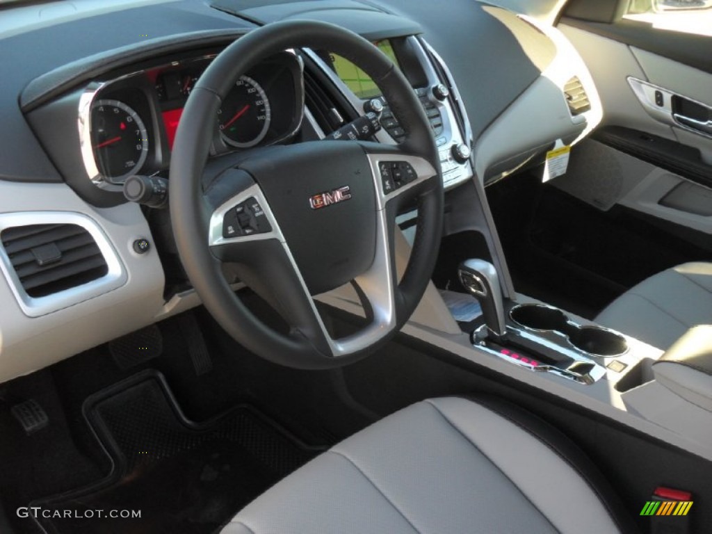 Light Titanium Interior 2012 GMC Terrain SLT Photo #57346795