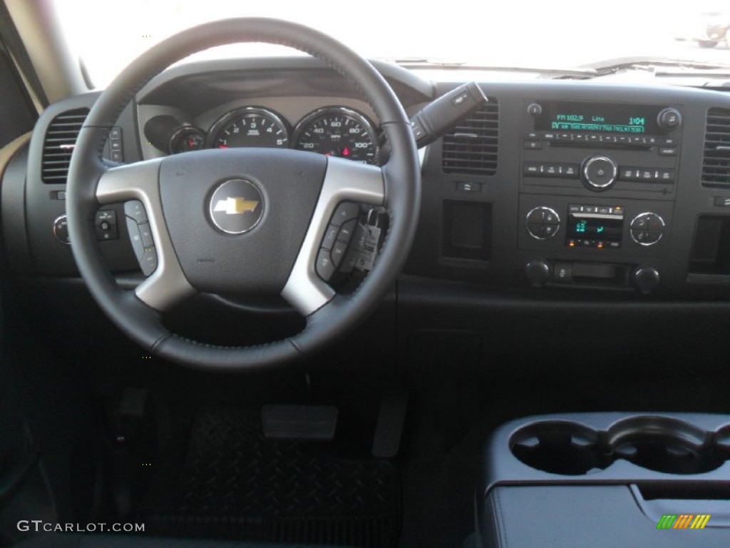 2012 Silverado 1500 LT Crew Cab - Black / Ebony photo #14