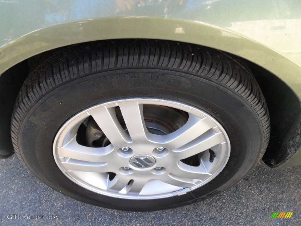 2006 Forenza Sedan - Desert Green Metallic / Grey photo #7