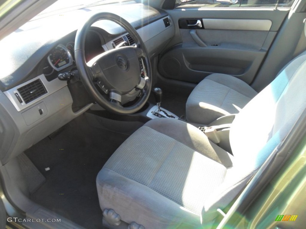 2006 Forenza Sedan - Desert Green Metallic / Grey photo #11