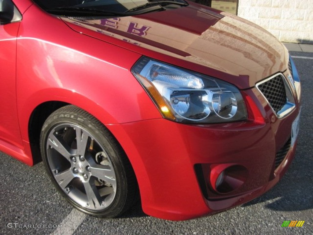 Red Hot Metallic 2009 Pontiac Vibe GT Exterior Photo #57348990
