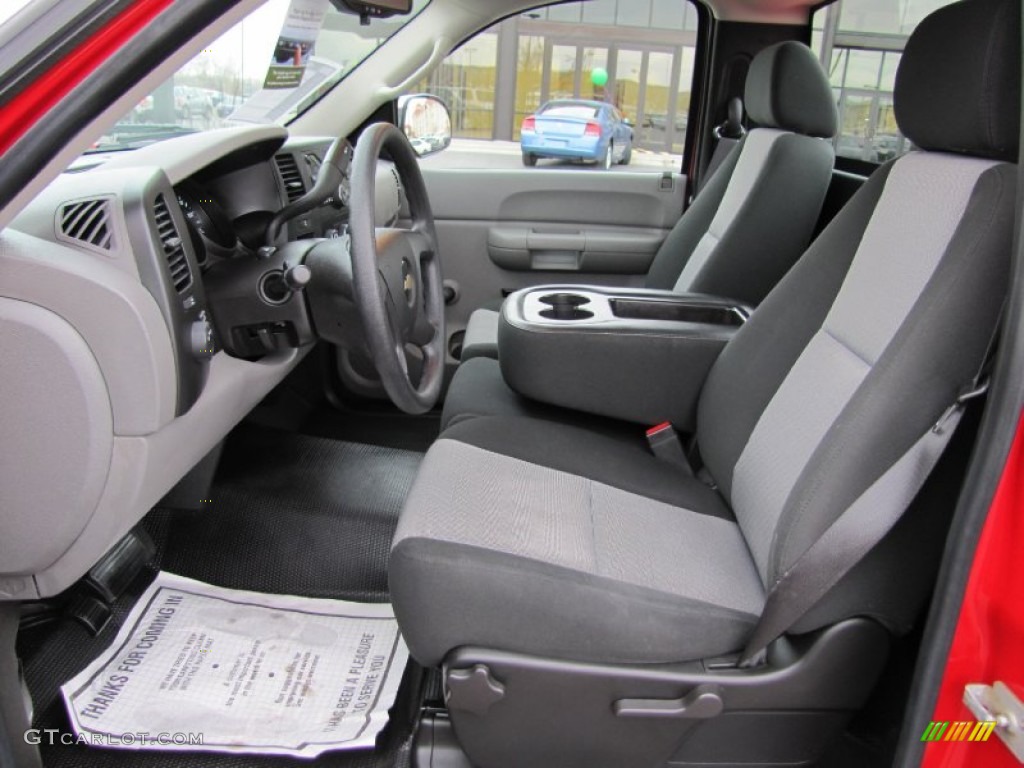 2009 Silverado 1500 Regular Cab - Victory Red / Dark Titanium photo #3