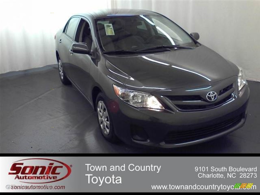 2011 Corolla LE - Magnetic Gray Metallic / Ash photo #1
