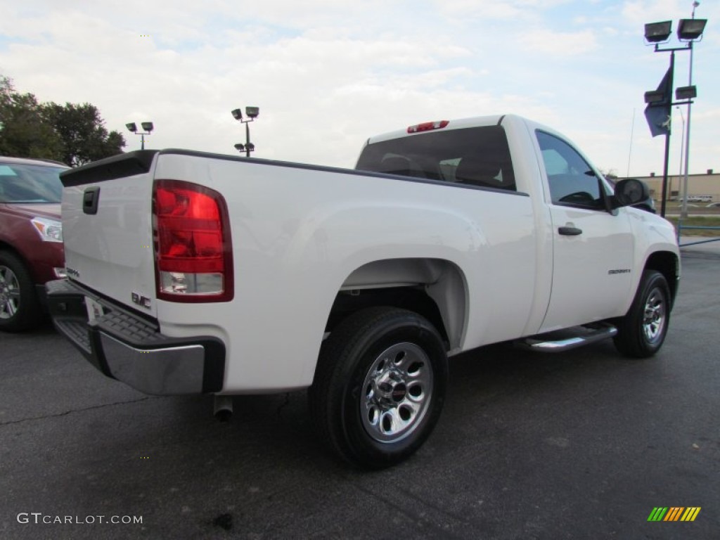 Summit White 2009 GMC Sierra 1500 Work Truck Regular Cab Exterior Photo #57350395