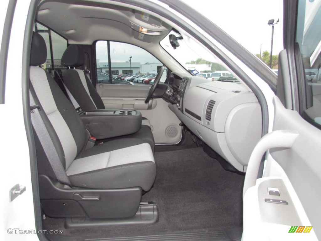 Dark Titanium Interior 2009 GMC Sierra 1500 Work Truck Regular Cab Photo #57350404
