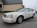 2002 White Diamond Pearl Cadillac DeVille Sedan  photo #7