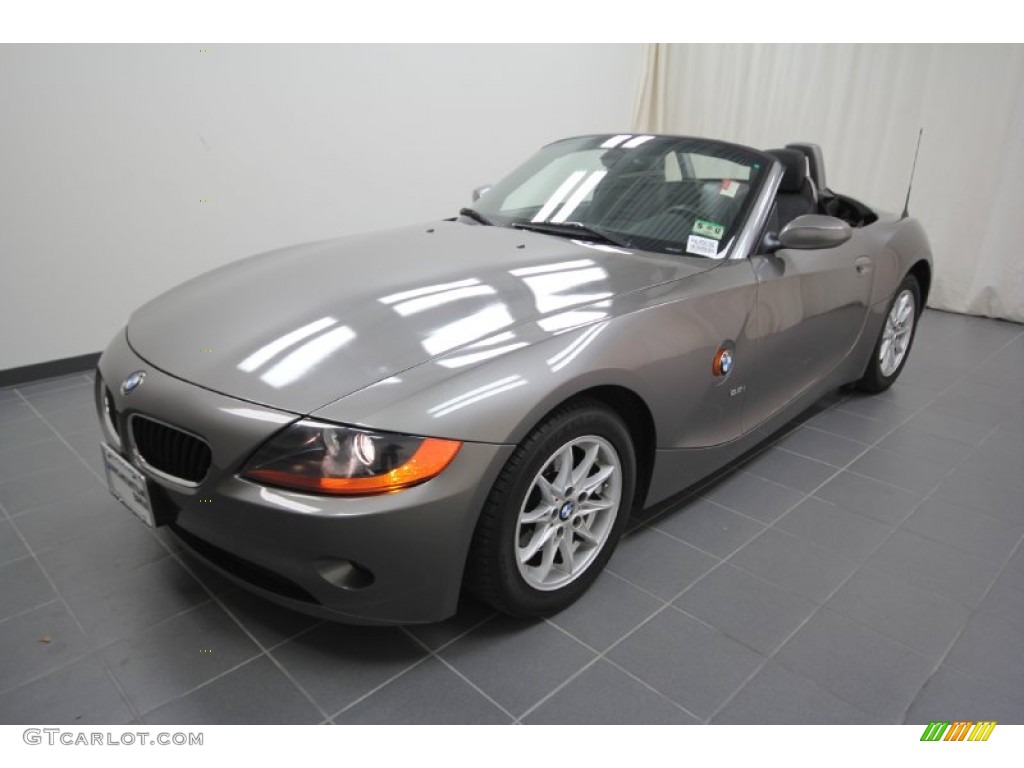 2004 Z4 2.5i Roadster - Sterling Gray Metallic / Black photo #4