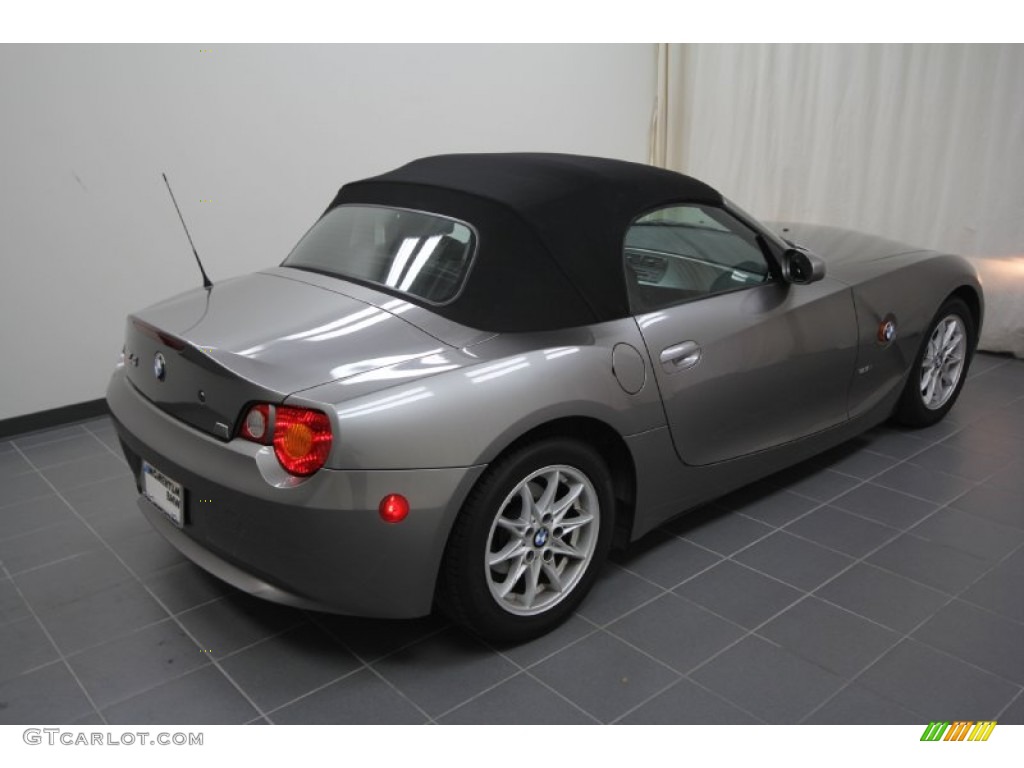 2004 Z4 2.5i Roadster - Sterling Gray Metallic / Black photo #13