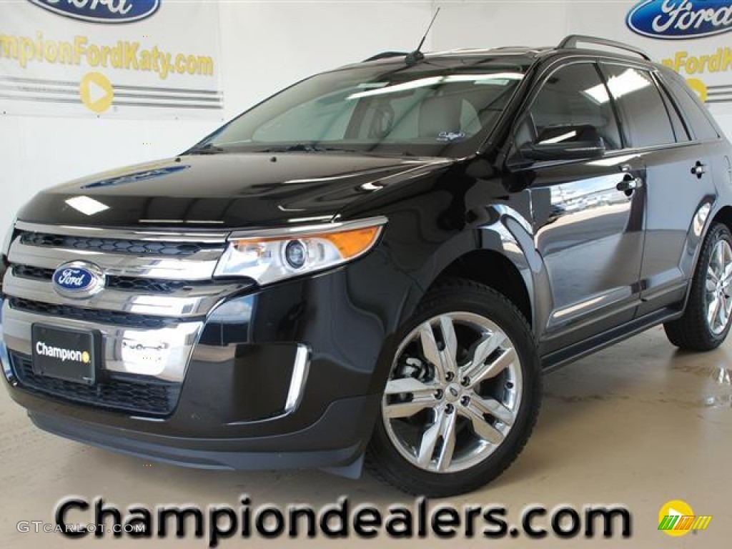 2012 Edge SEL EcoBoost - Black / Medium Light Stone photo #1