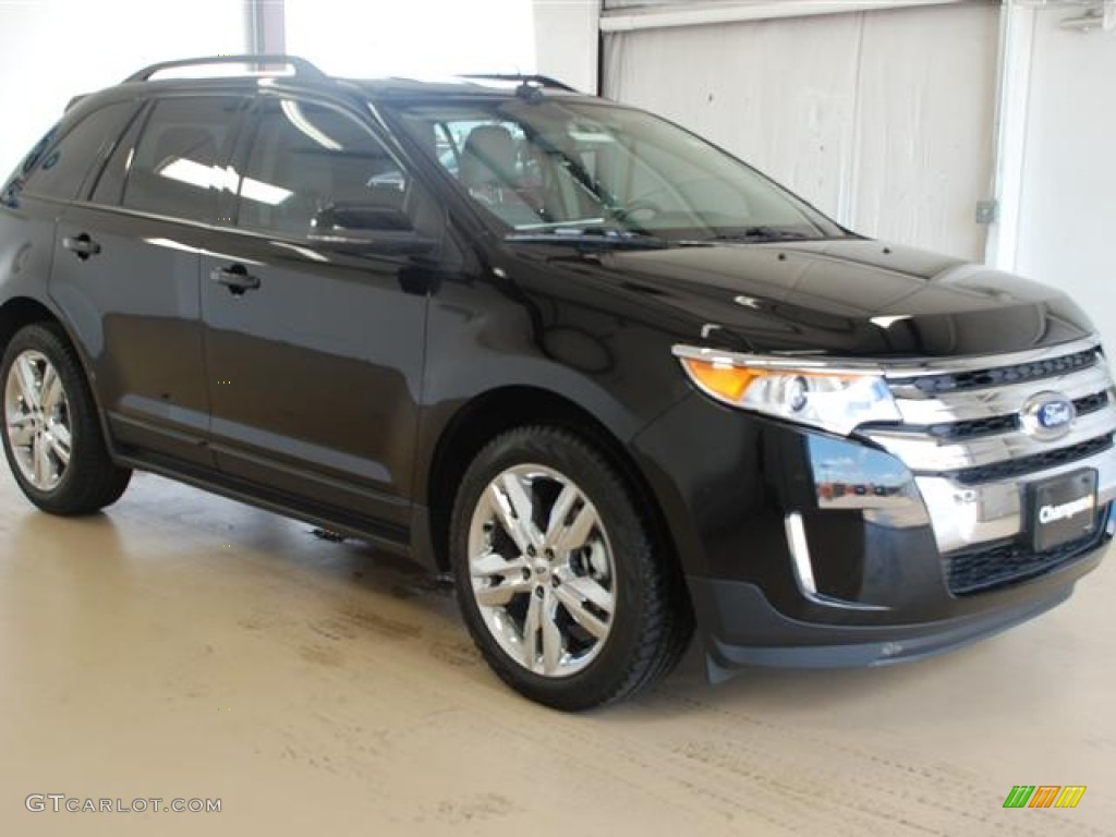 2012 Edge SEL EcoBoost - Black / Medium Light Stone photo #3