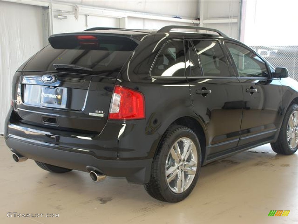 2012 Edge SEL EcoBoost - Black / Medium Light Stone photo #4