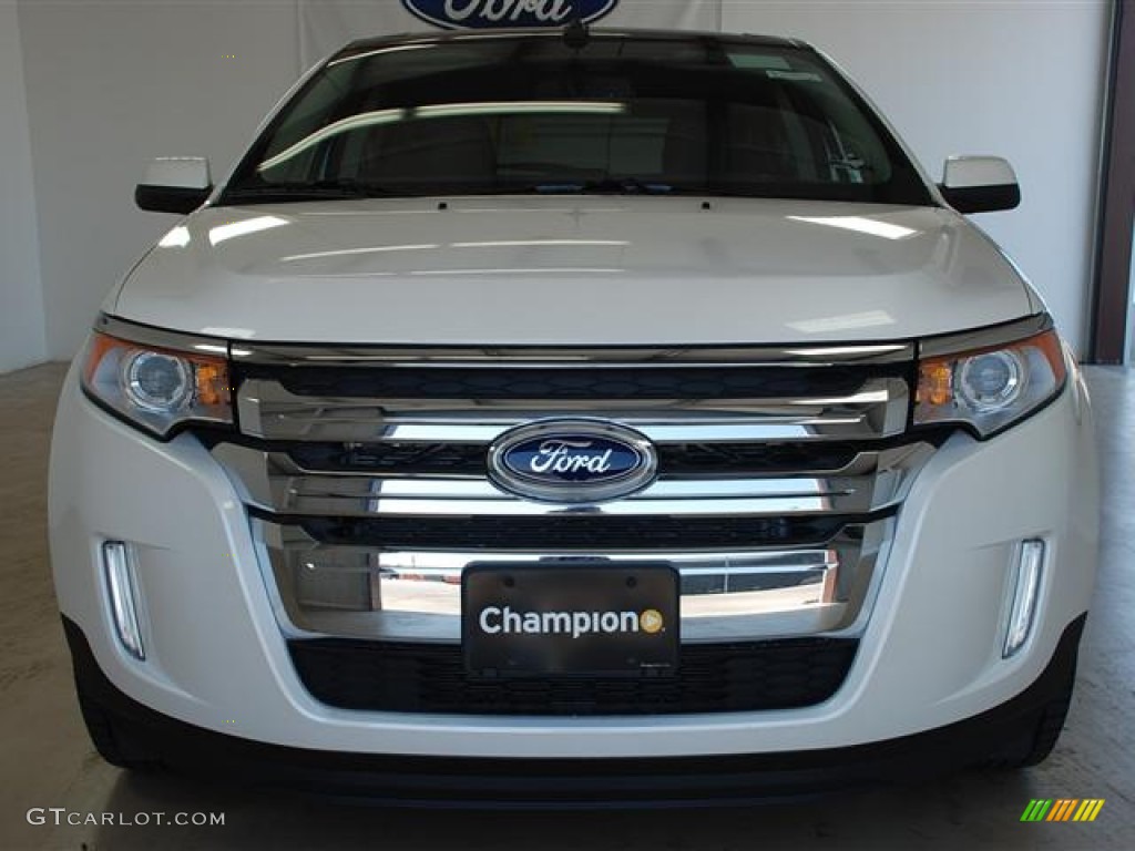 2012 Edge Limited - White Platinum Metallic Tri-Coat / Charcoal Black photo #2